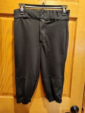 Champro Youth Triple Crown Black Baseball Knickers W/ Free Practice Pair